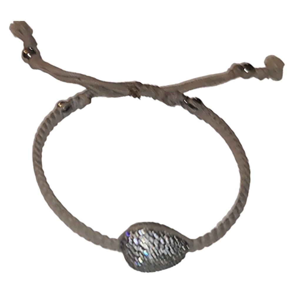 Micro‎ Pave CZ Pigeon Egg Bead Slide Bracelet - Picture 6 of 7